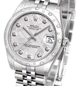 Rolex Datejust 31 178344-0020 Kello Hopea / Teräs