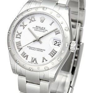 Rolex Datejust 31 178344-0028 Kello Valkoinen / Teräs