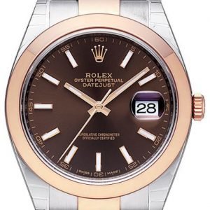 Rolex Datejust 41 126301-0001 Kello Ruskea / 18k Punakultaa