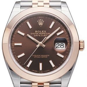 Rolex Datejust 41 126301-0002 Kello Ruskea / 18k Punakultaa