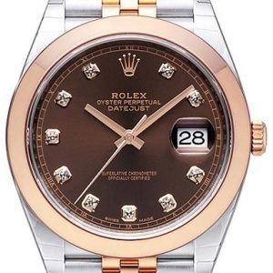 Rolex Datejust 41 126301-0004 Kello Ruskea / 18k Punakultaa