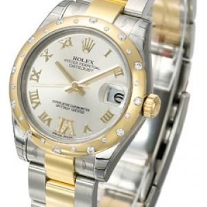 Rolex Datejust Lady 178343-0002 Kello Hopea / Teräs