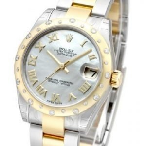 Rolex Datejust Lady 178343-0007 Kello Hopea / Teräs