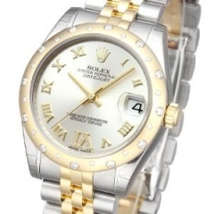 Rolex Datejust Lady 178343-0012 Kello Hopea / Teräs