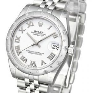 Rolex Datejust Lady 178344-0005 Kello Valkoinen / Teräs