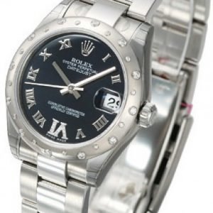 Rolex Datejust Lady 178344-0016 Kello Violetti / Teräs