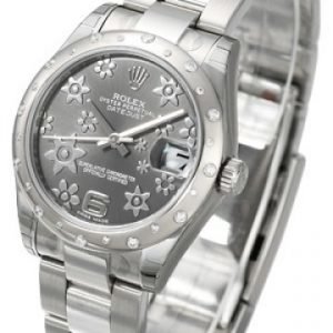 Rolex Datejust Lady 178344-0025 Kello Harmaa / Teräs