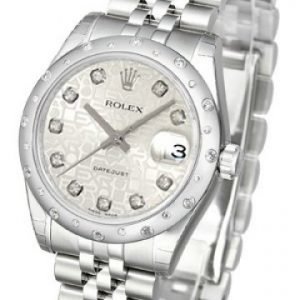 Rolex Datejust Lady 178344-0059 Kello Hopea / Teräs