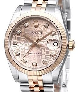 Rolex Datejust Lady 31 Mm 178271-0012 Kello Pinkki / 18k