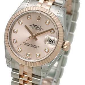 Rolex Datejust Lady 31 Mm 178271-0034 Kello Pinkki / 18k