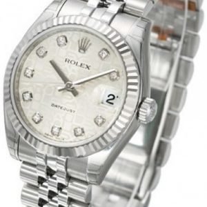 Rolex Datejust Lady 31 Mm 178274-0017 Kello Hopea / Teräs