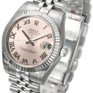 Rolex Datejust Lady 31 Mm 178274-0077 Kello Pinkki / Teräs