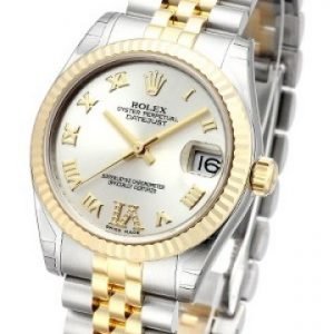 Rolex Datejust Midsize 178273-0091 Kello Hopea / 18k