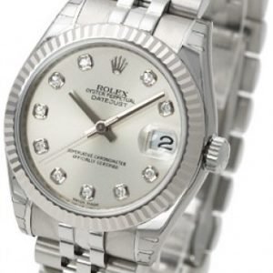 Rolex Datejust Midsize 178274-0018 Kello Hopea / Teräs