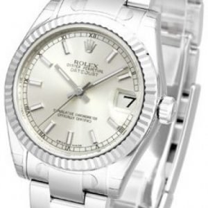 Rolex Datejust Midsize 178274-0025 Kello Hopea / Teräs