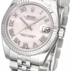 Rolex Datejust Midsize 178274-0044 Kello Pinkki / Teräs