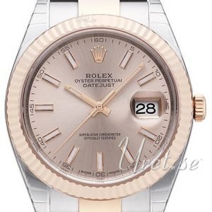 Rolex Datejust41 126331-0009 Kello Hopea / 18k Punakultaa