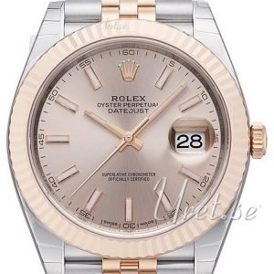 Rolex Datejust41 126331-0010 Kello Hopea / 18k Punakultaa