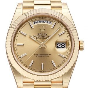 Rolex Day-Date 40 228238-0003 Kello Samppanja / 18k Keltakultaa