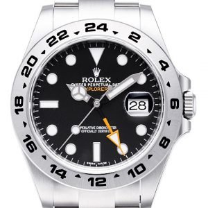 Rolex Explorer Ii 216570-0002 Kello Musta / Teräs