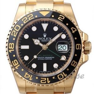 Rolex Gmt-Master Ii 116718ln-0001 Kello Musta / 18k Keltakultaa