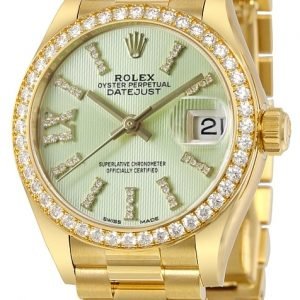 Rolex Lady-Datejust 28 279138rbr-0003 Kello Vihreä / 18k