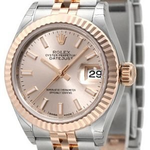 Rolex Lady-Datejust 28 279171-0001 Kello Punakultaa / 18k