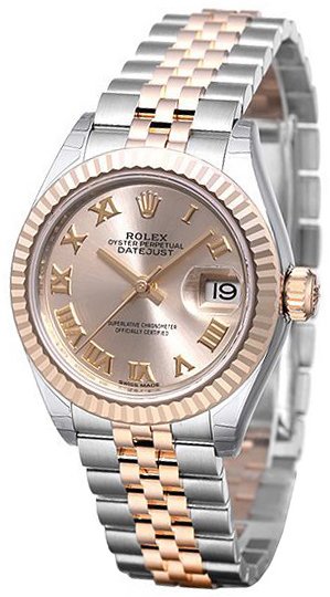 Rolex Lady-Datejust 28 279171-0005 Kello Punakultaa / 18k