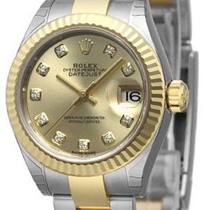 Rolex Lady-Datejust 28 279173-0012 Kello Kullattu / 18k