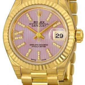 Rolex Lady-Datejust 28 279178-0011 Kello Violetti / 18k