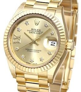 Rolex Lady-Datejust 28 279178-0013 Kello Samppanja / 18k