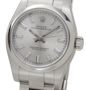 Rolex Oyster Perpetual 26 176200-0015 Kello Hopea / Teräs