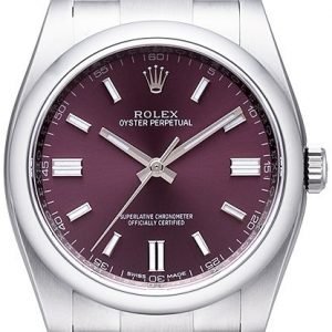 Rolex Oyster Perpetual 36 116000-0010 Kello Violetti / Teräs