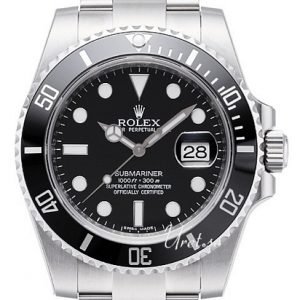 Rolex Submariner 116610ln-0001 Kello Musta / Teräs