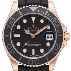 Rolex Yacht-Master 37 268655-0002 Kello Musta / Kumi