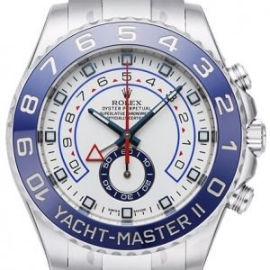 Rolex Yacht-Master Ii 116680-0002 Kello Valkoinen / Teräs