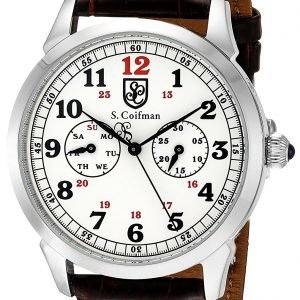 S.Coifman Sport Sc0362 Kello Valkoinen / Nahka