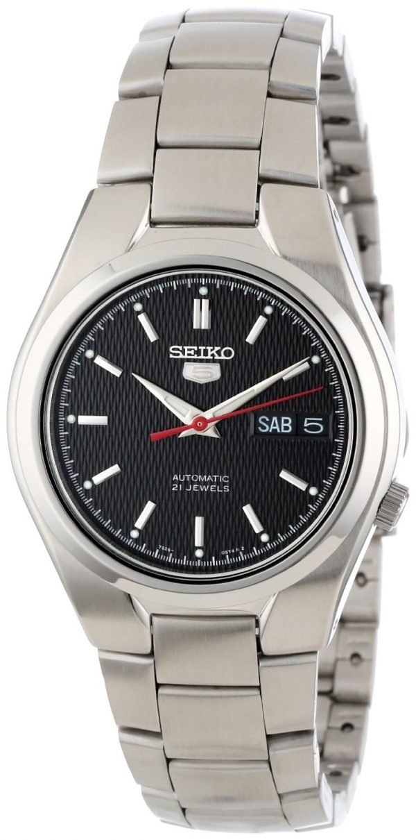 Seiko 5 Snk607k1 Kello Musta / Teräs