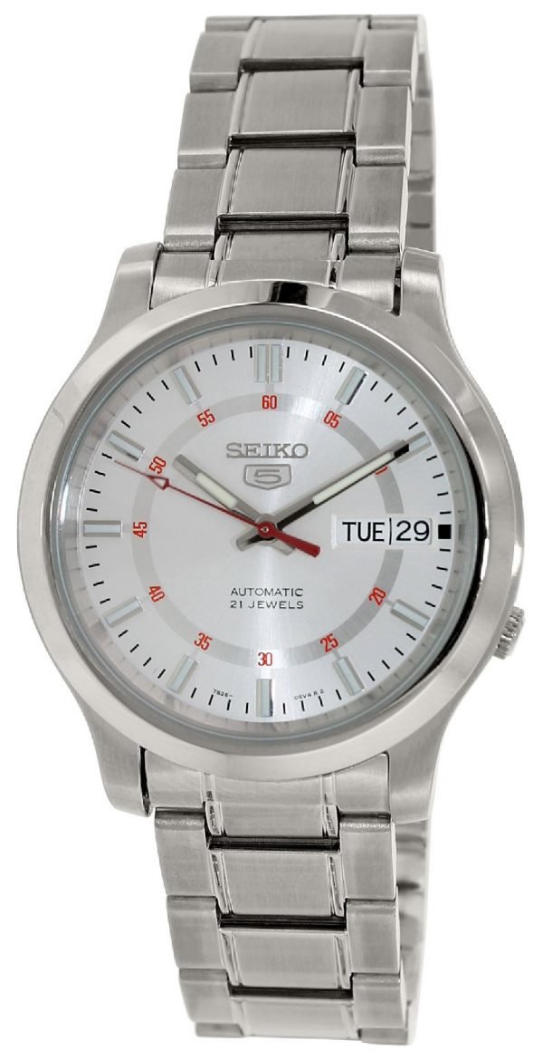 Seiko 5 Snkn19k1 Kello Hopea / Teräs