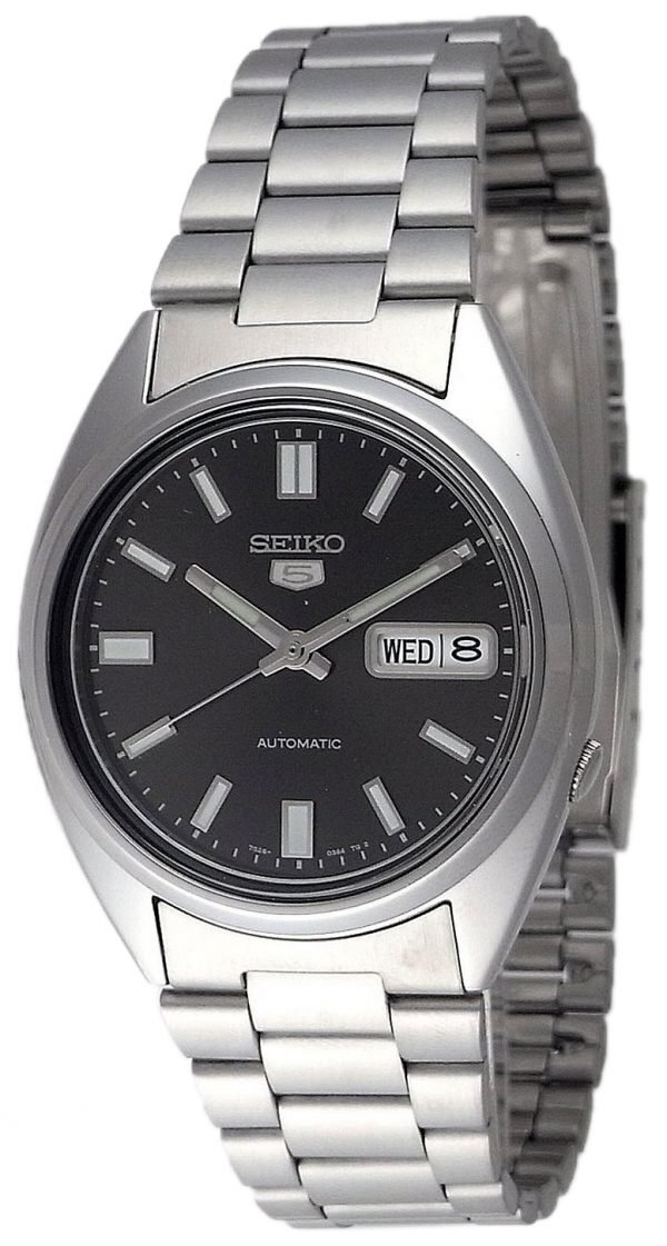 Seiko 5 Snxs79 Kello Tummanharmaa / Teräs - Kellokauppa24.fi