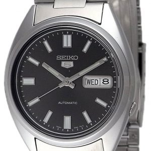 Seiko 5 Snxs79 Kello Tummanharmaa / Teräs