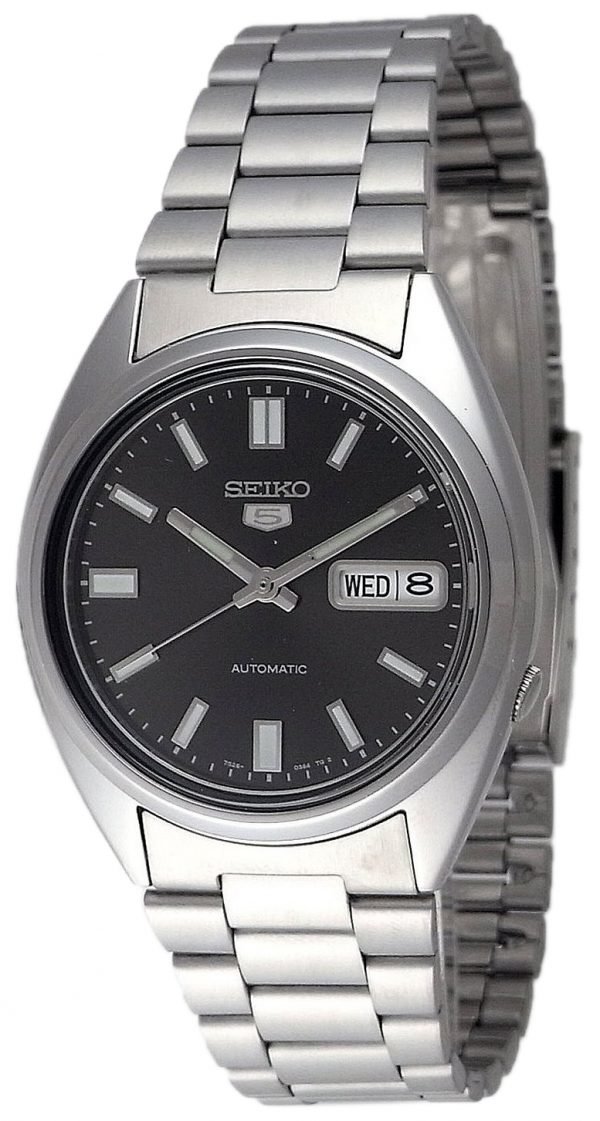 Seiko 5 Snxs79 Kello Tummanharmaa / Teräs