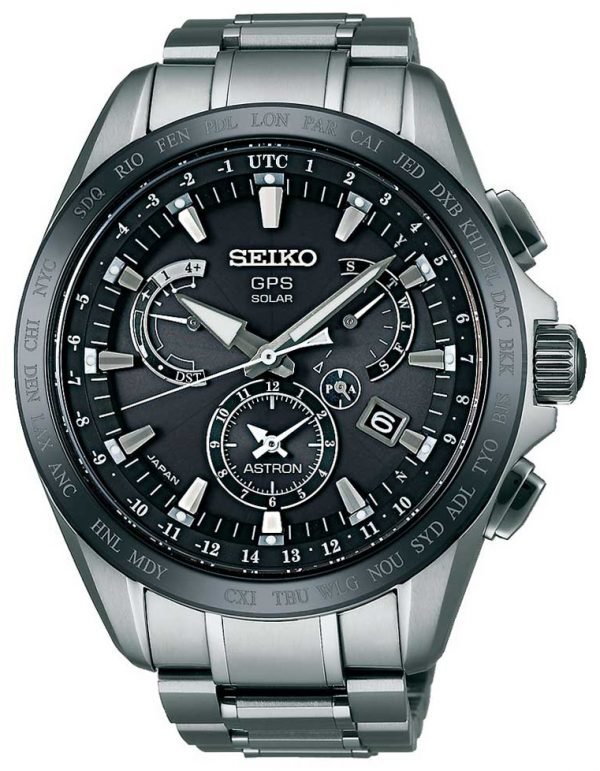 Seiko Astron Sse045j1 Kello Musta / Titaani