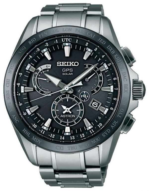 Seiko Astron Sse045j1 Kello Musta / Titaani