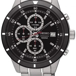 Seiko Chronograph Sks569p1 Kello Musta / Teräs