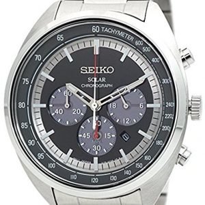 Seiko Chronograph Ssc621p1 Kello Musta / Teräs