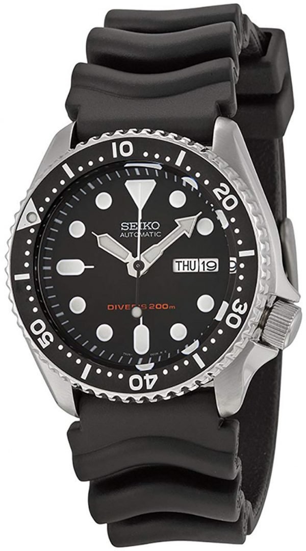 Seiko Divers Skx007k1 Kello Musta / Kumi