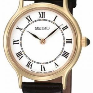 Seiko Dress Ladies Sfq830p1 Kello Valkoinen / Nahka