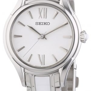 Seiko Dress Ladies Srz395p1 Kello Hopea / Teräs