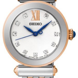 Seiko Dress Ladies Srz400p1 Kello Hopea / Punakultasävyinen